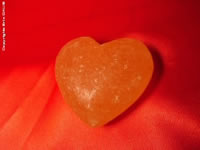Coeur de sel rose de l'himalaya